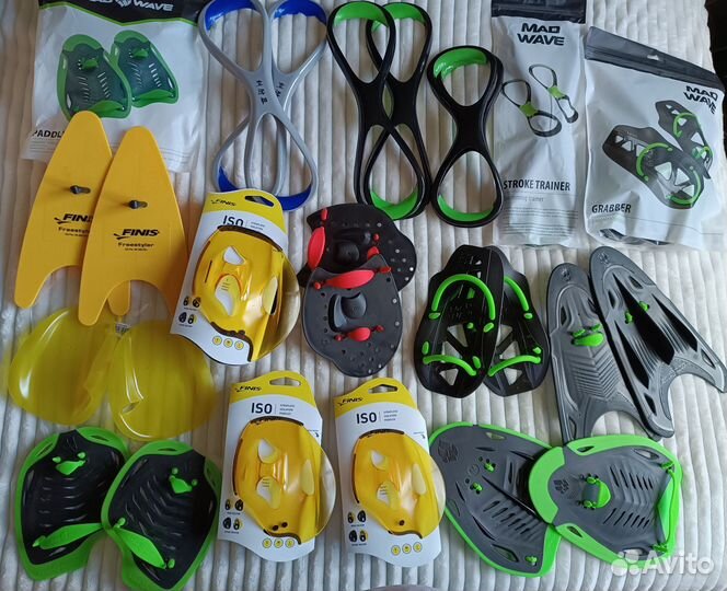 Лопатки для плавания MadWave/Finis