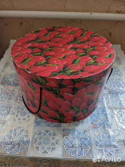 Коробка подарочная круглая 36 см