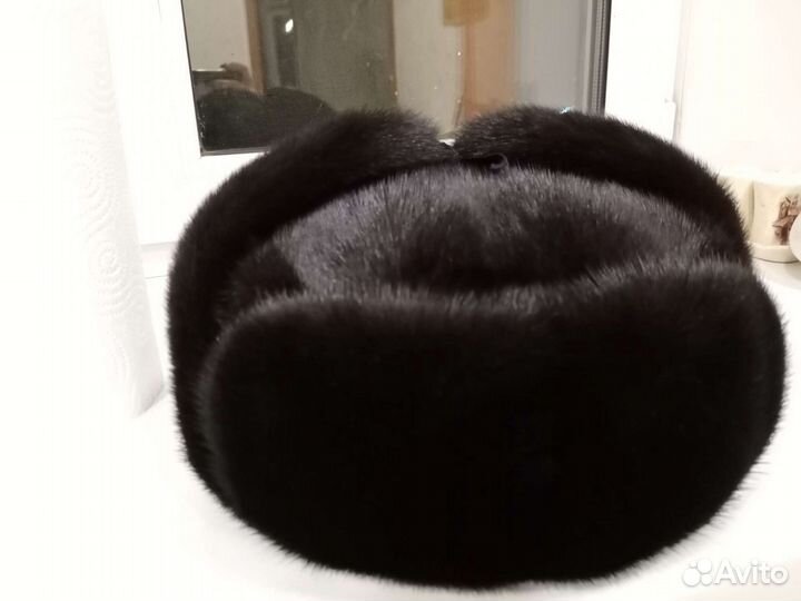 Норковая шапка мужская ушанка