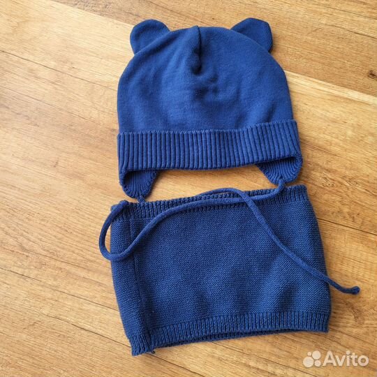 Комплект шапка и шарф