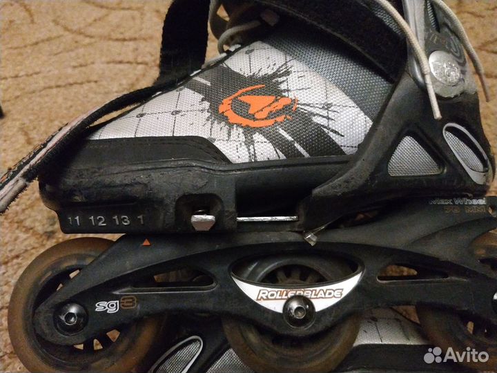 Ролики для мальчика rollerblade spitfire cube28-32