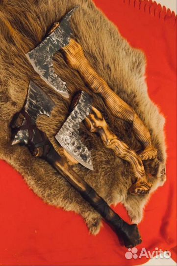 Кованый топор Гномий с теслом