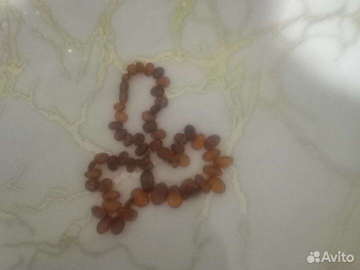 Янтарные бусы СССР