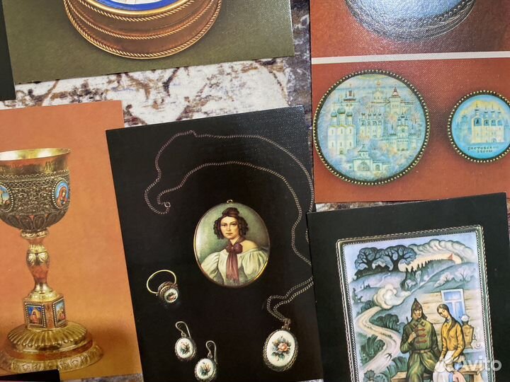 Открытки СССР винтаж ростов ретро финифть