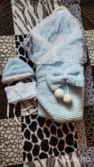 Зимний конверт на выписку