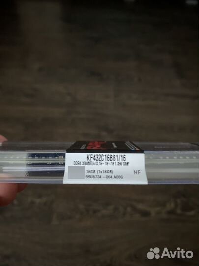 Kingston Оперативная память ddr4 16gb 3200