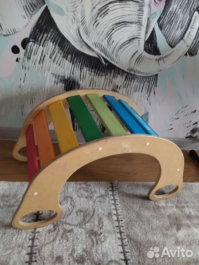 Качалка Радуга Мостик