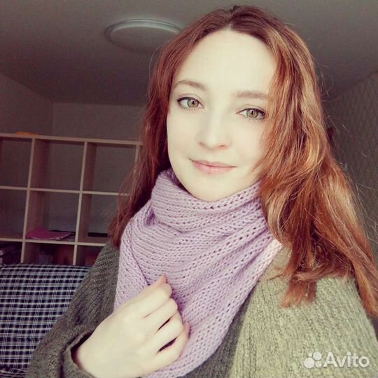 Вязаная косынка новая