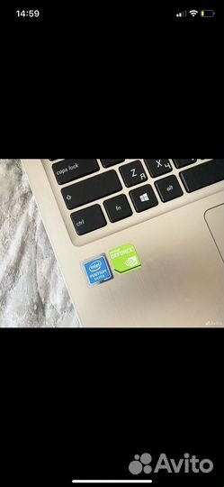 Свежий asus intel 4 ядра/nvidia MX/SSD