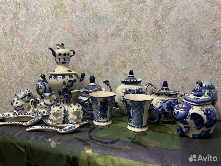 СССР посуда гжель