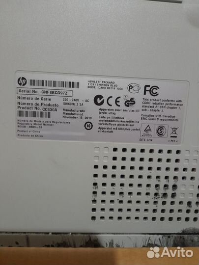 Принтер HP Color Laserjet CM1312 MFP