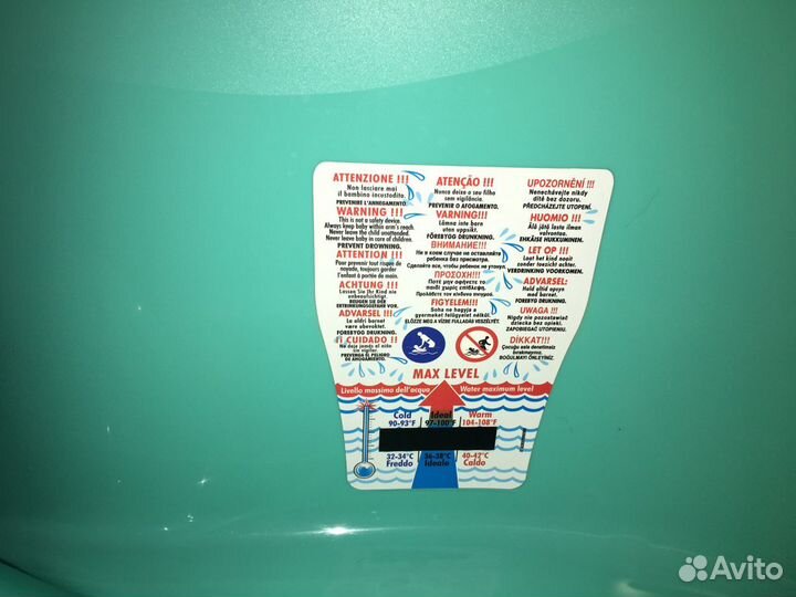 Ванночка для купания Baby OK + крепления