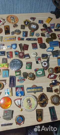 Значки СССР алюминиевые