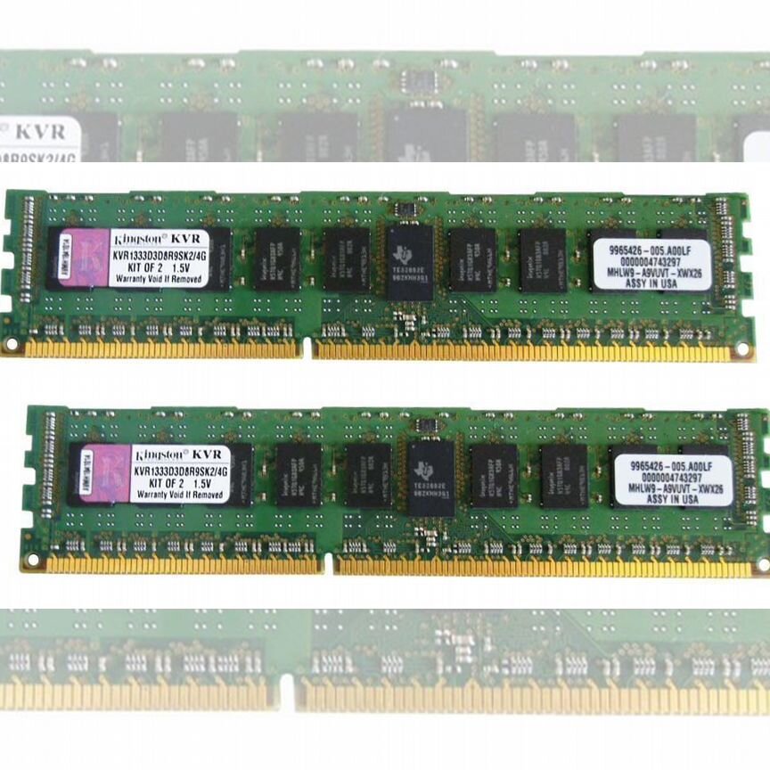 [KVR1333D3D8R9SK2/4G] Оперативная Память Kingston Kvr1333d3d8r9sk2/4g