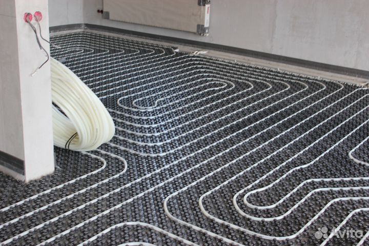 Монтаж систем отопления водяного теплого пола