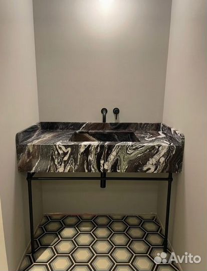 Раковина для кухни/ванной из керамогранита