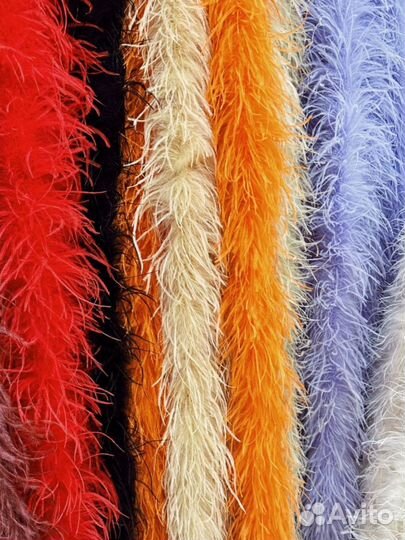 Боа из перьев страуса