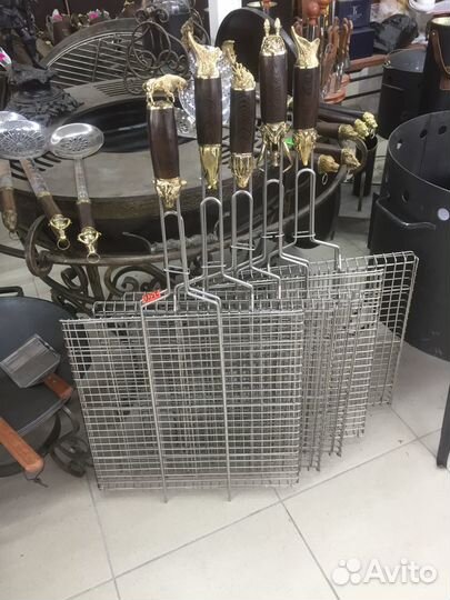 Решетки гриль из чугуна,нержавейки,эксклюзивные