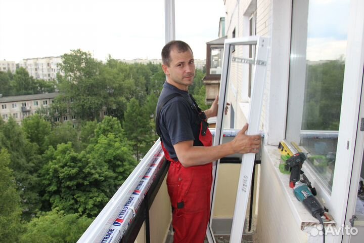 Внутренняя отделка балконов/остекление