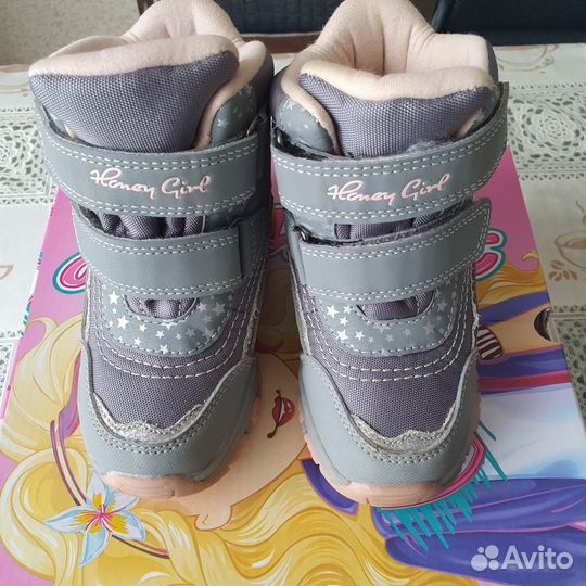 Ботинки зимние для девочки р.25