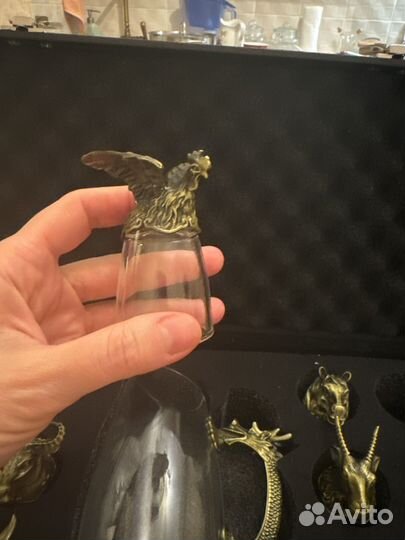 Подарочный набор из 12 рюмок перевертышей