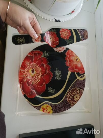 Блюдо для торта с лопаткой