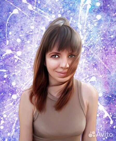 Цифровой портрет по фото на заказ