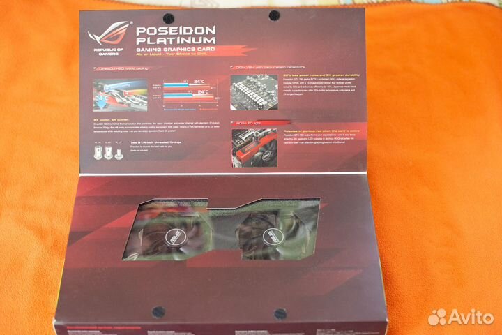 Продаю видеокарту Asus GeForce GTX 780 poseidon