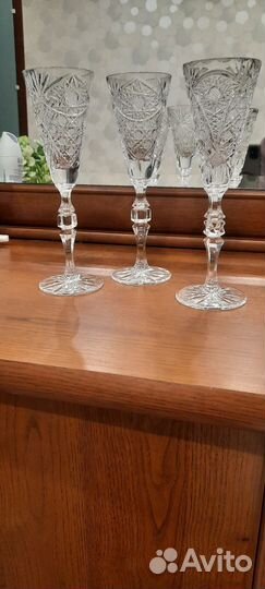 Бокалы для вина богемия хрусталь