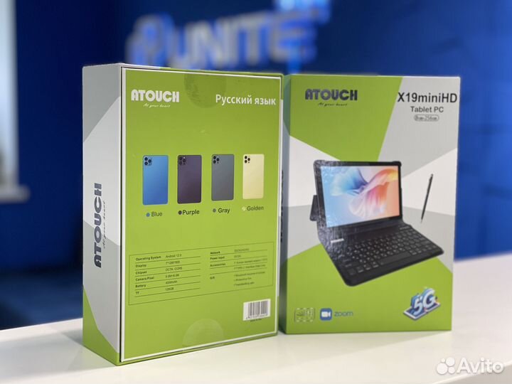 Планшет Atouch X19 mini 8gb 256gb Новый