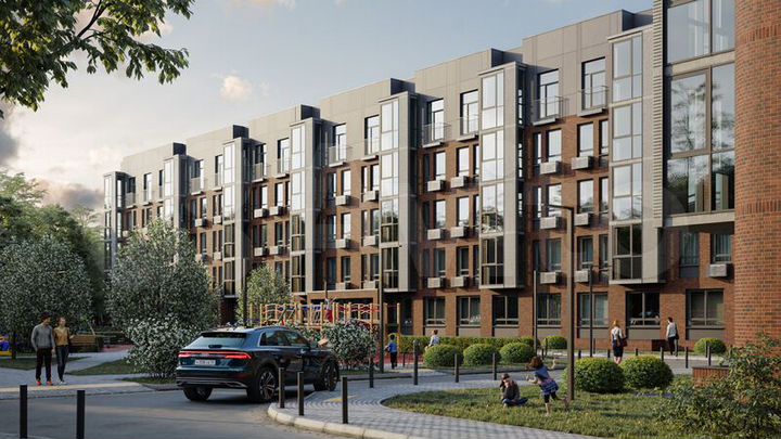 2-к. квартира, 68,8 м², 2/5 эт.