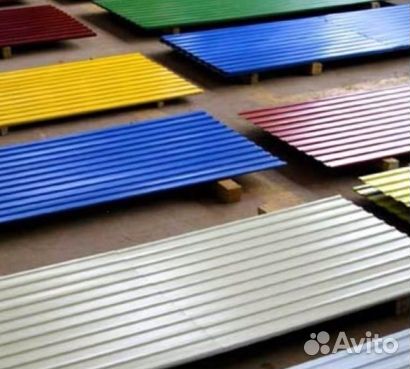 Профнастил С8 окрашеный, м2