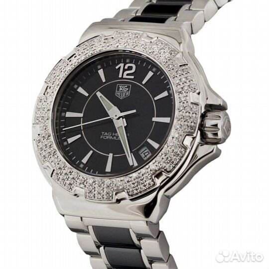 TAG Heuer Formula 1 Steel and Ceramic Full Diamond