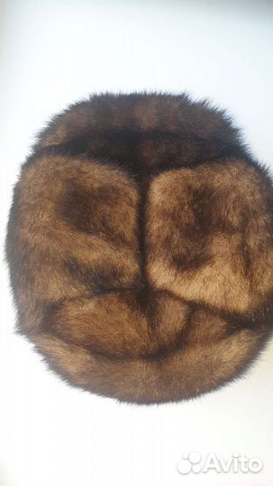 Норковая мужская шапка