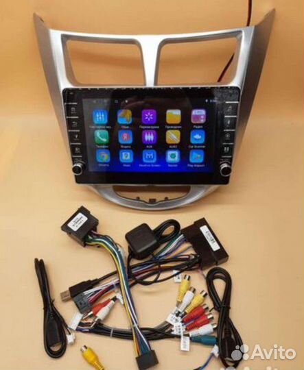 Магнитола андроид Хёндэ Солярис, Акцент 2010-16г