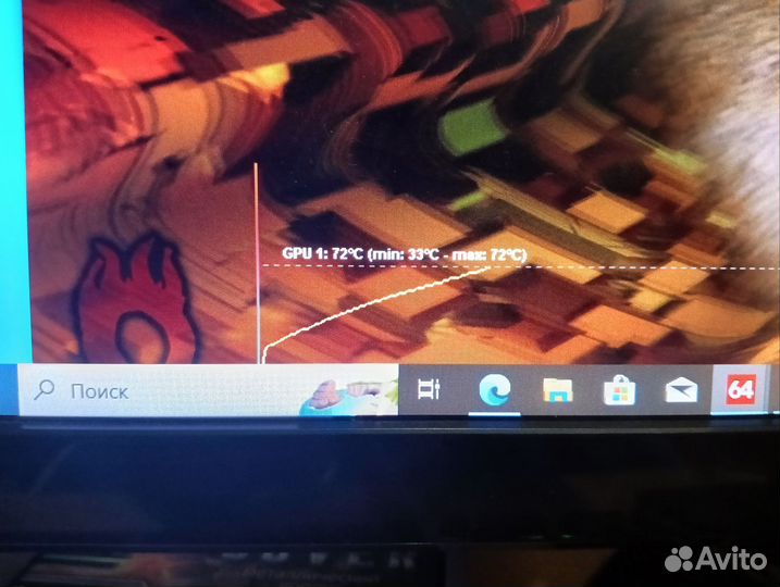 Игровой компьютер с монитором мышкой и клавиатурой