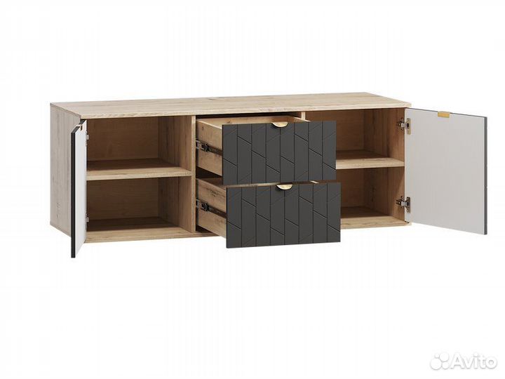 Тв-тумба Монблан-1 Angle Grafit