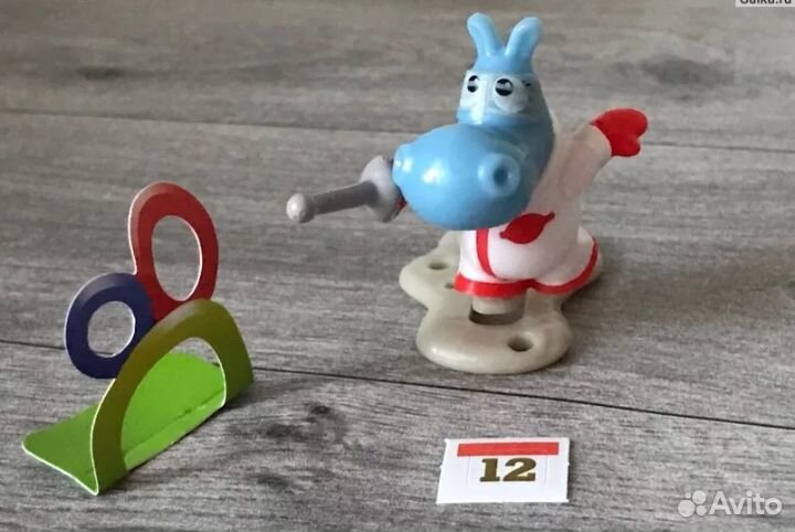 Киндер игрушки бегемоты The Happos Family