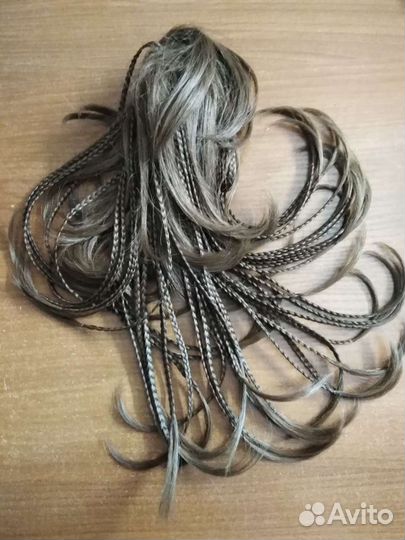 Шиньон на заколке крабе