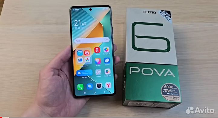 TECNO Pova 6 Neo, 8/256 ГБ