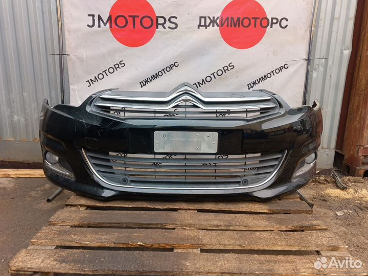 Бампер передний Citroen c4 B7 Хэтчбек 2012 чёрный