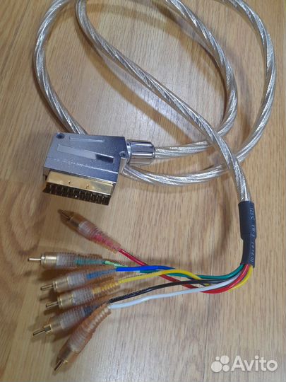 Кабель аудио-видео Thomson scart-6RCA, 150см