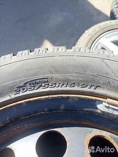 205/55 R16 Hankook Winter I'Pike Зима Штампованные