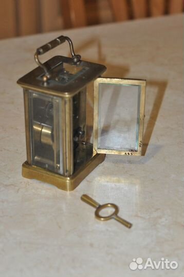 Старинные английские каретные часы