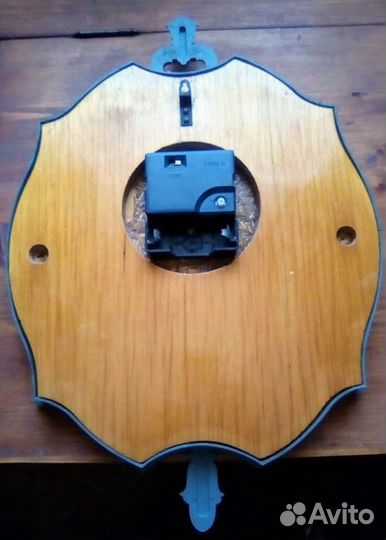 Настенные часы Янтарь дерево, роспись, кварц