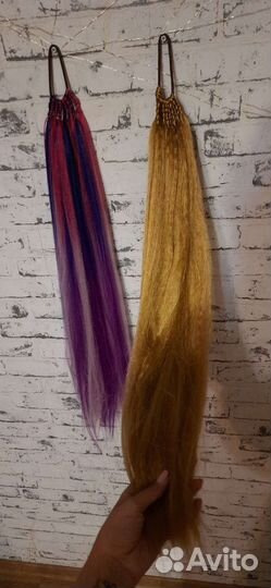 Афрорезинки, хвосты, косы