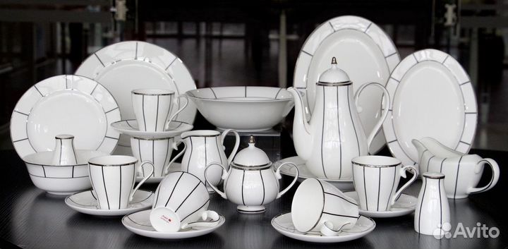 Посуда из костяного фарфора Flavour 26 pcs dinner