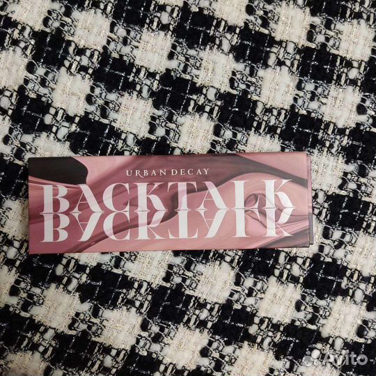 Палетка теней и румян urban decay backtalk