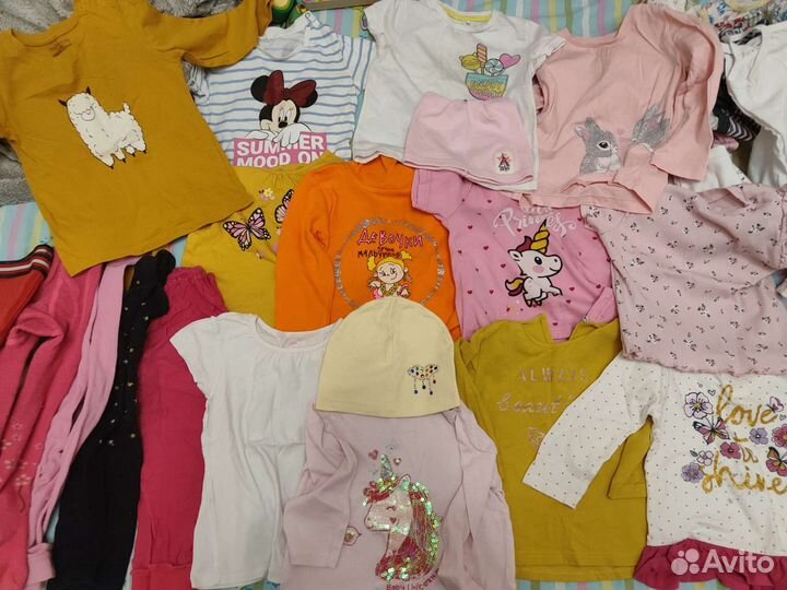 Вещи пакетом 80-86 на девочку