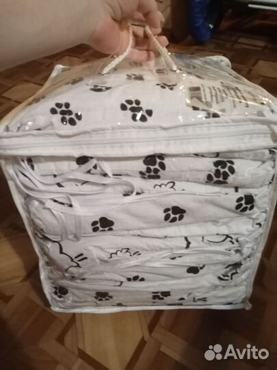 Бортики в кроватку новые